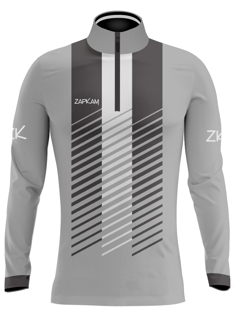 Striped Sublimated Quarter Zip Training Tops